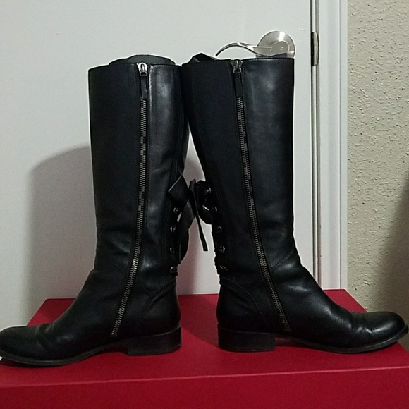 Valentino Garavani Shoes - Valentino ascot tie corset boots